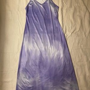 Purple maxi dress